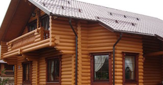 Строительство дома из оцилиндрованного бревна в Алексеевке - от 137150 рублей